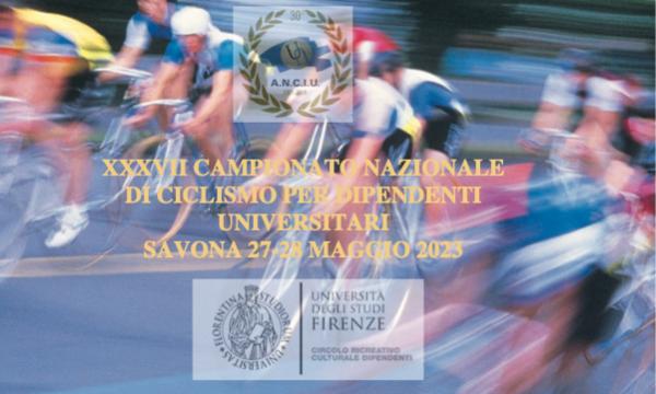 XXXVII Campionato Naz. Ciclismo ANCIU