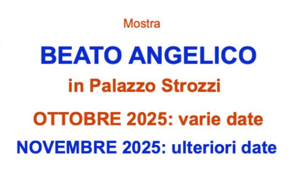 Beato Angelico a Palazzo Strozzi.