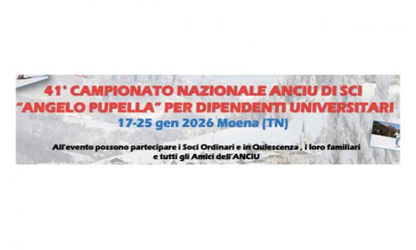 XLI  Camp. Naz. Sci 2026.