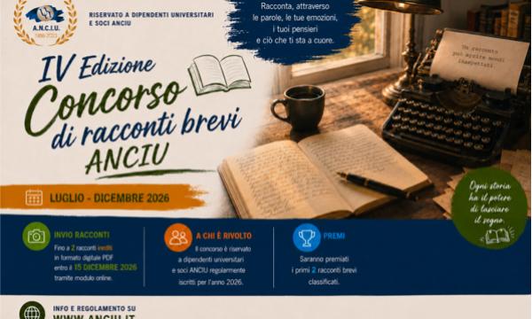 Concorso Naz. ANCIU 2026 Racconti Brevi