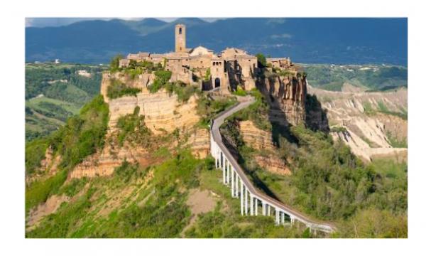 Gita a Civita di Bagnoregio.